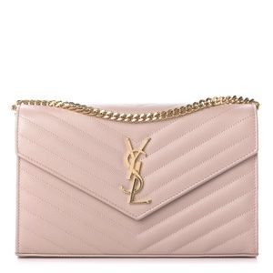 YSL Saint Laurent Monogram Chain Clutch